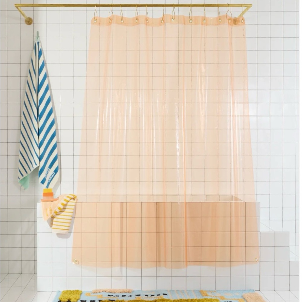 Peach Shower Curtain - price is firm